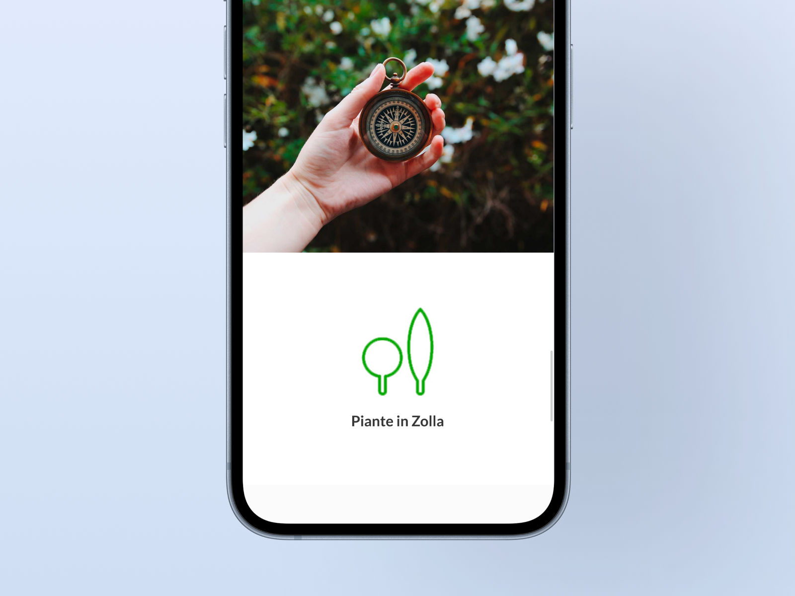 Interfaccia mobile piante del sito Romiti Vivai